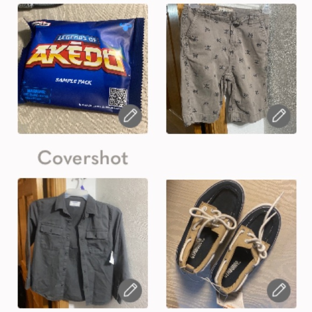 4piece=shirt/jacket 10-12+8 🩳+ tee+Gymboree👟9+NIP AKEDO